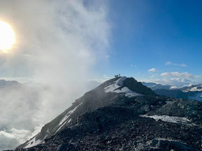 Ortler hintergrat met berggids