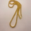 Thumbnail: 18k gold semi solid Franco necklace,4.5mm, 30.3 grams, 26":