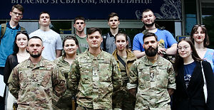 KMA Students Met with Renowned Azov Battalion Members