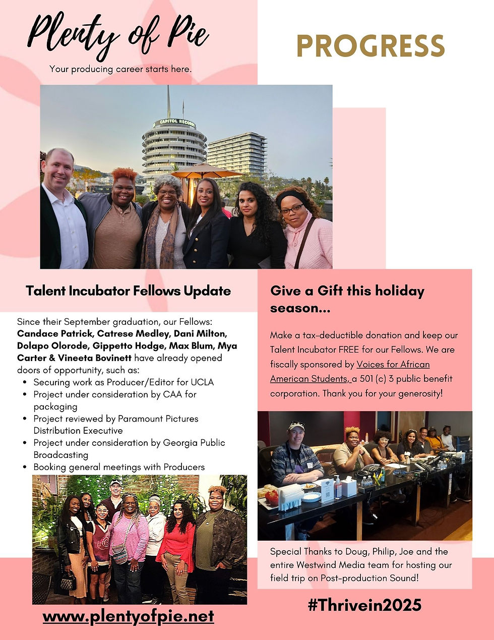 2024 Talent Incubator Fellows Around Town