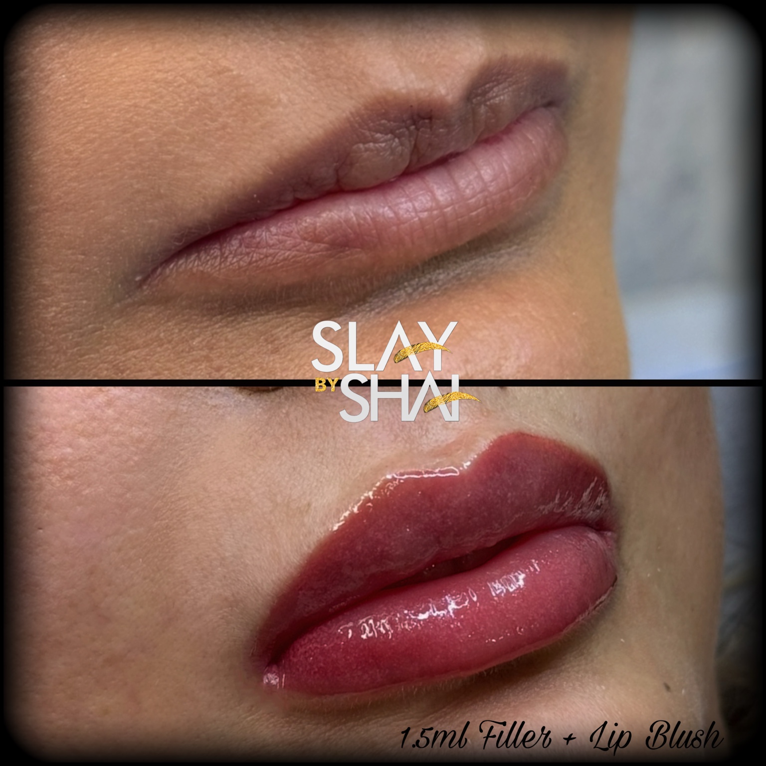 Original client lip blush before-and-after — example 3