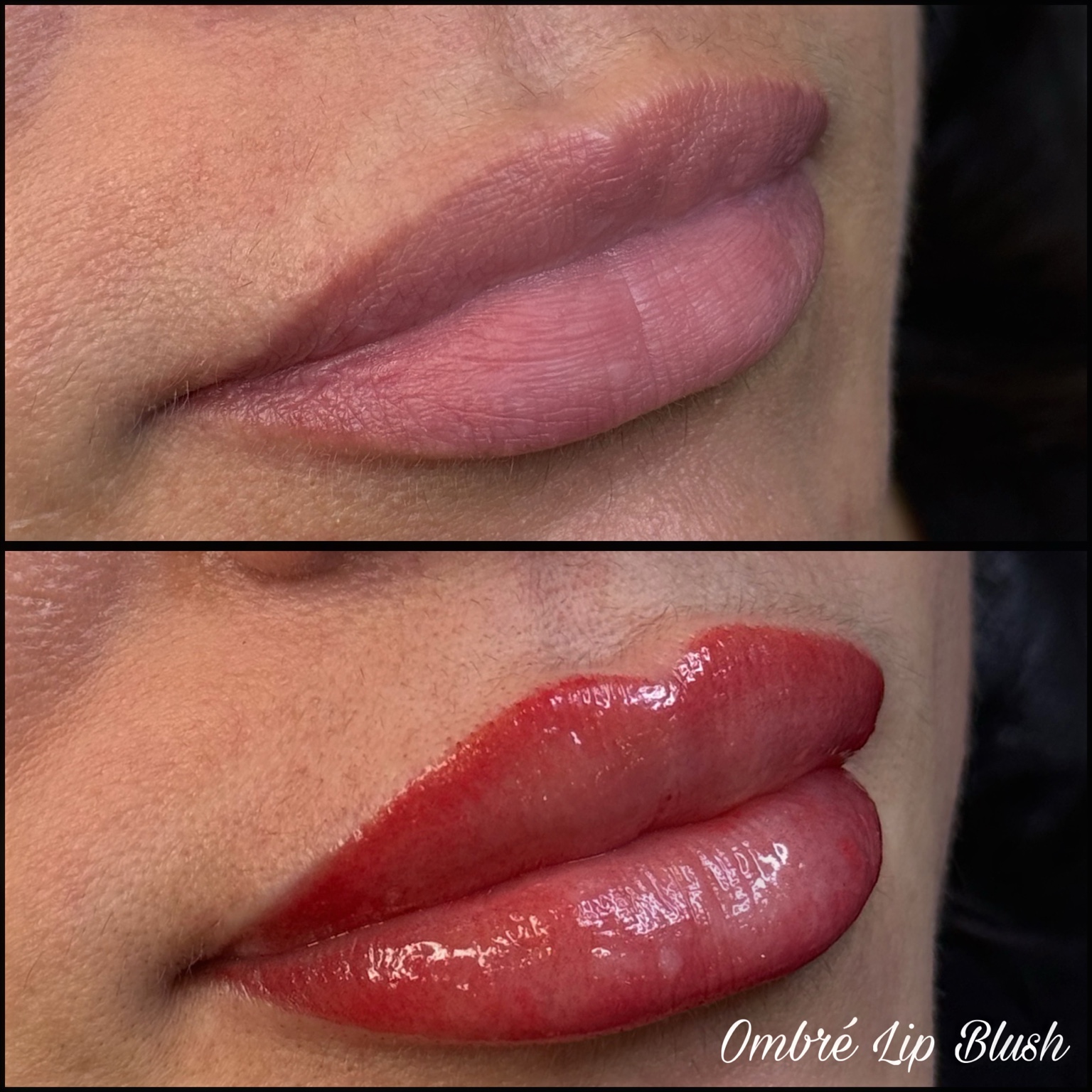 Original client lip blush before-and-after — example 5