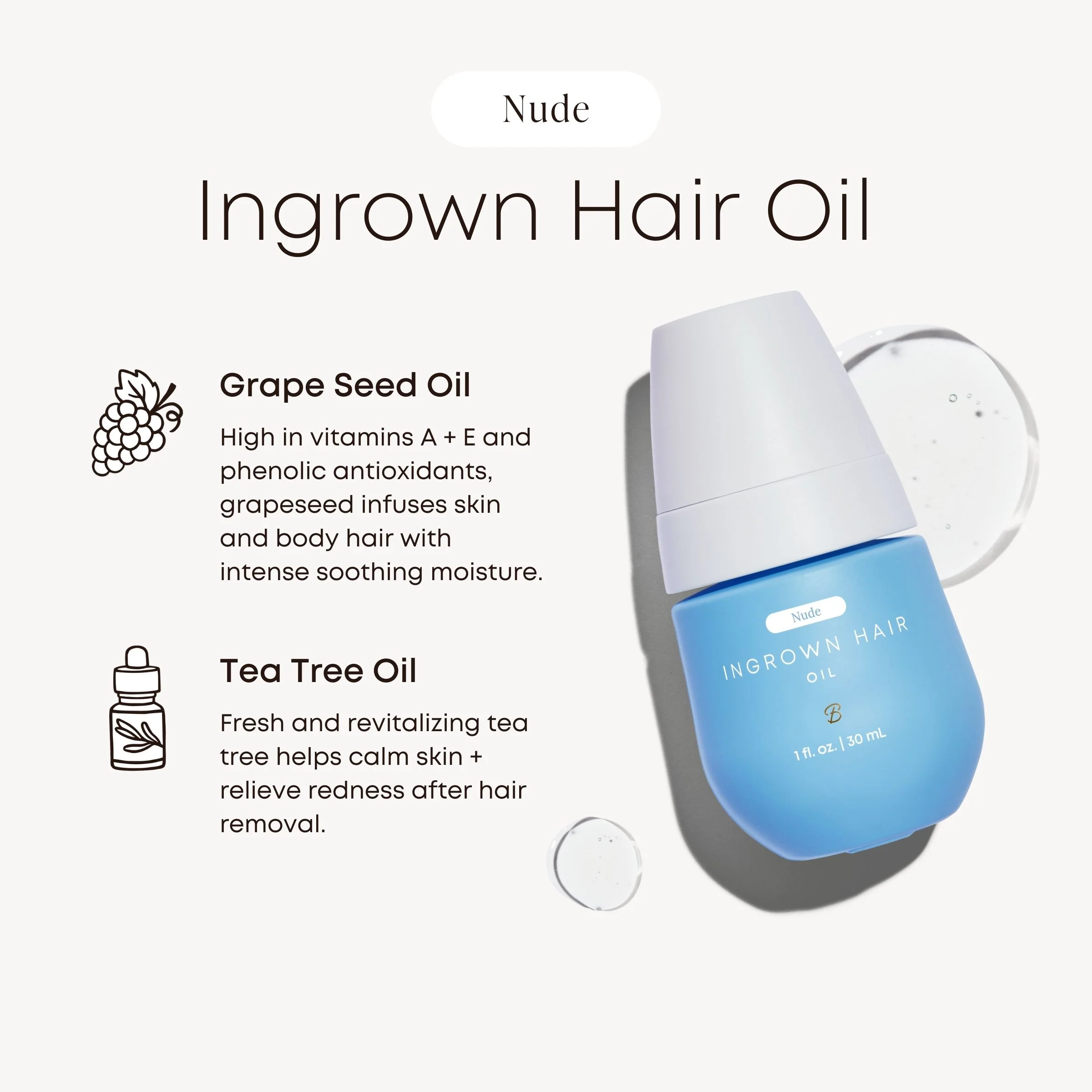 Nude Ingrown Hair Oil – Image 4
