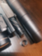 threaded barrel close up