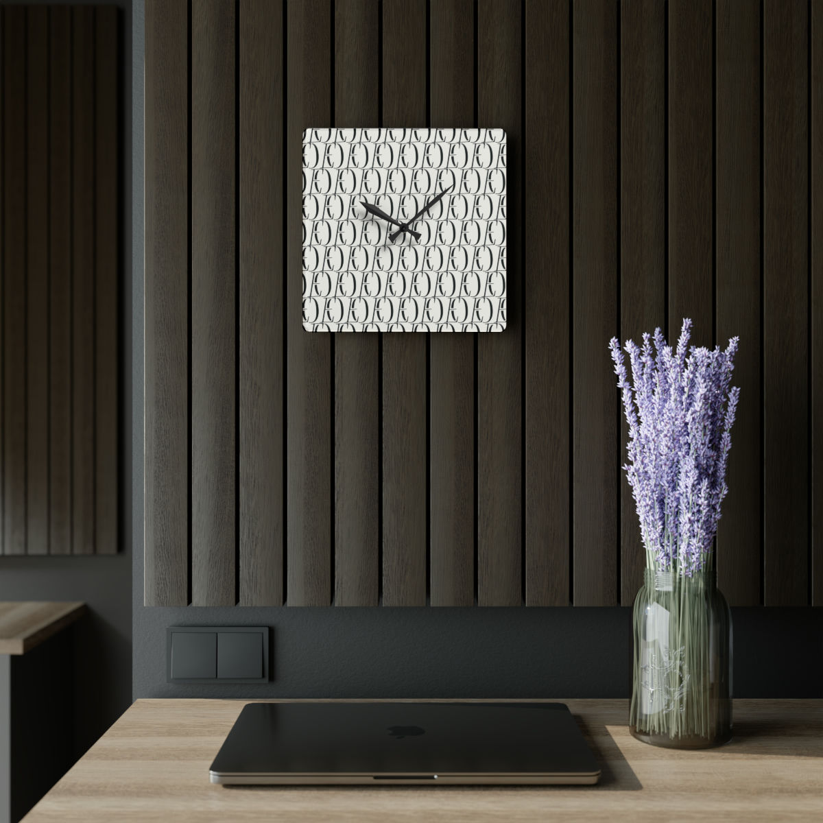 EO Acrylic Wall Clock