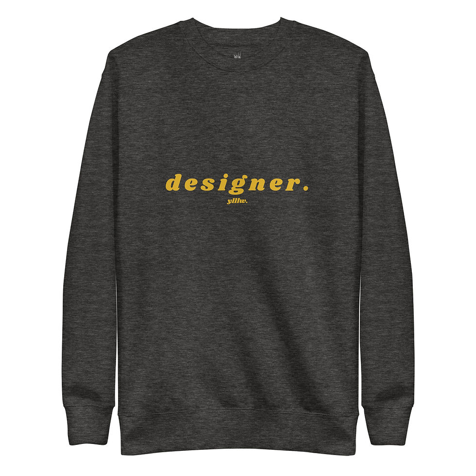 Thumbnail: YLLLW. Designer Sweatshirt