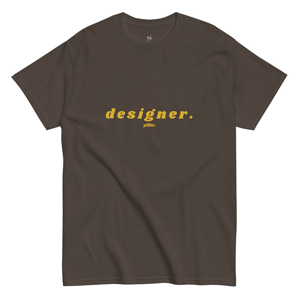 Thumbnail: YLLLW. Designer Tee