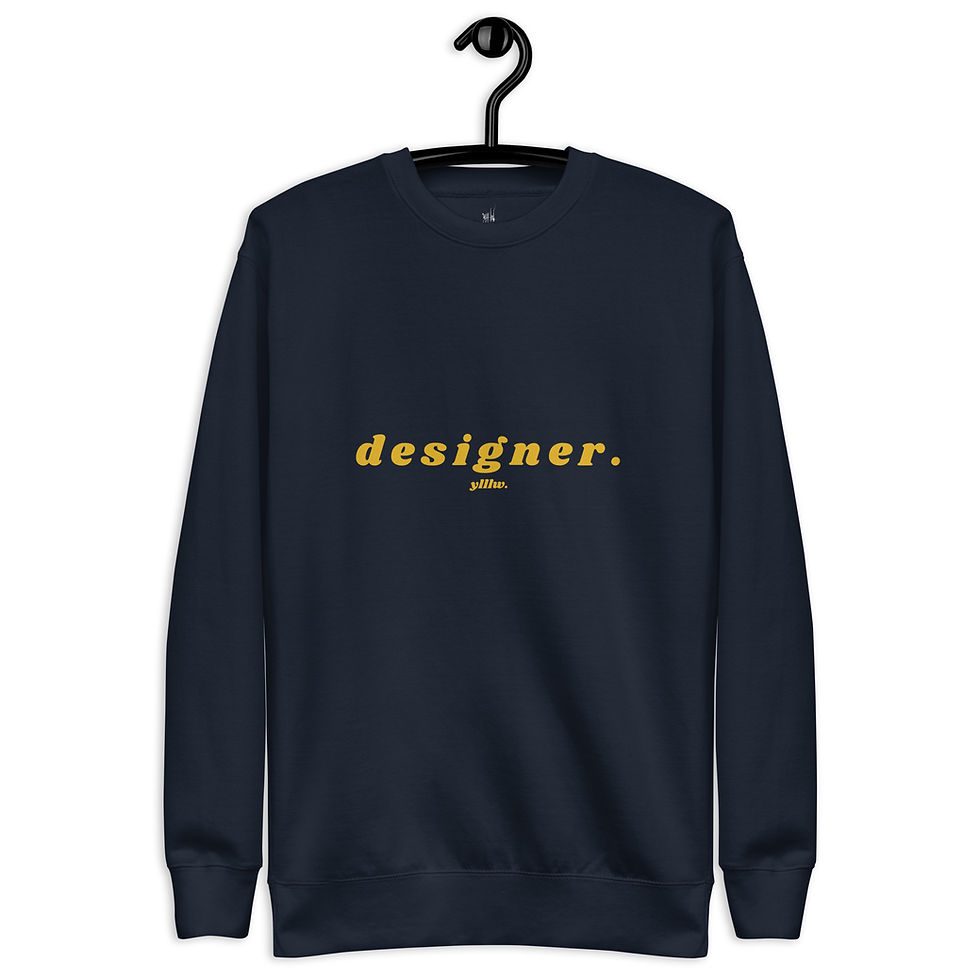 Thumbnail: YLLLW. Designer Sweatshirt