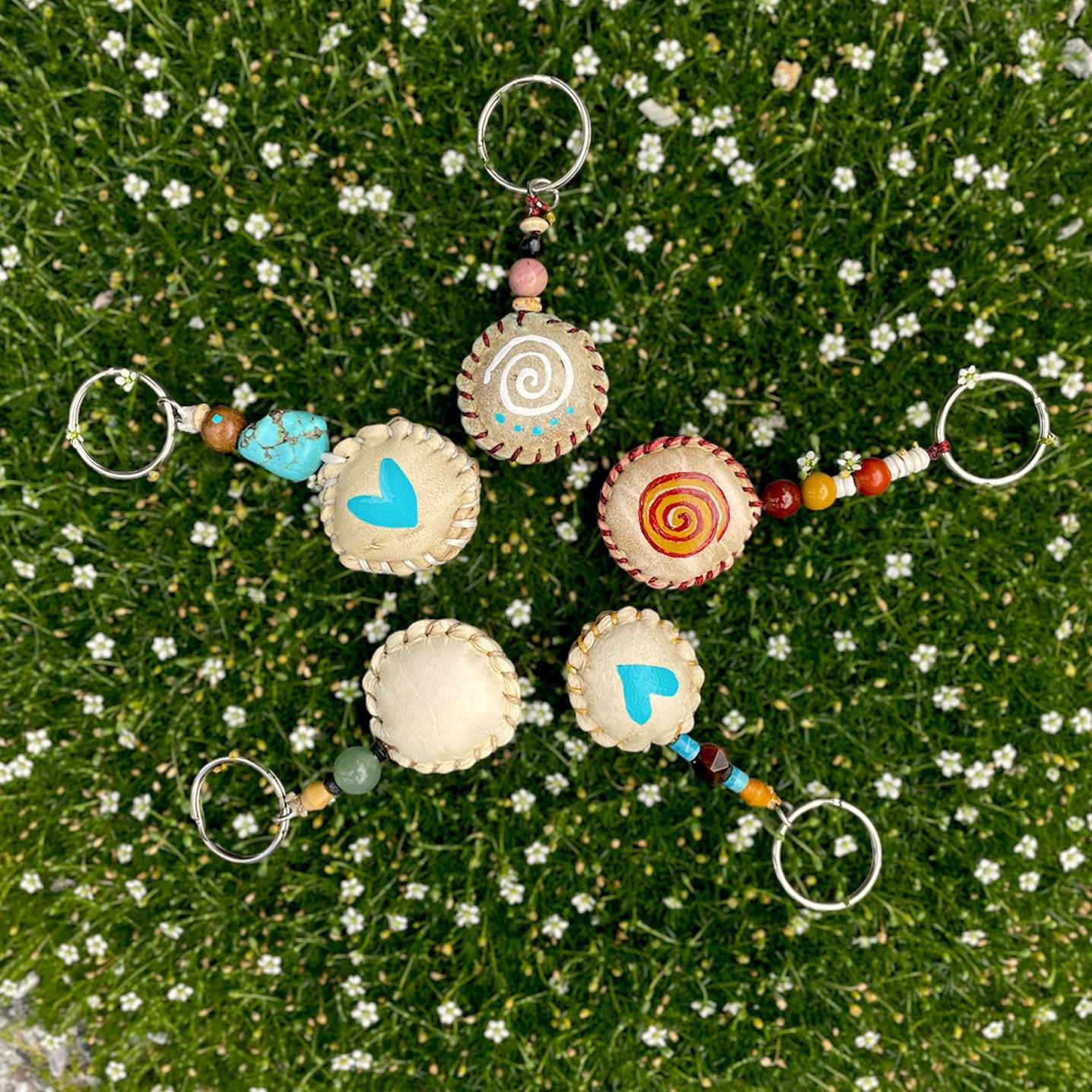 Micro Rattle Keychains