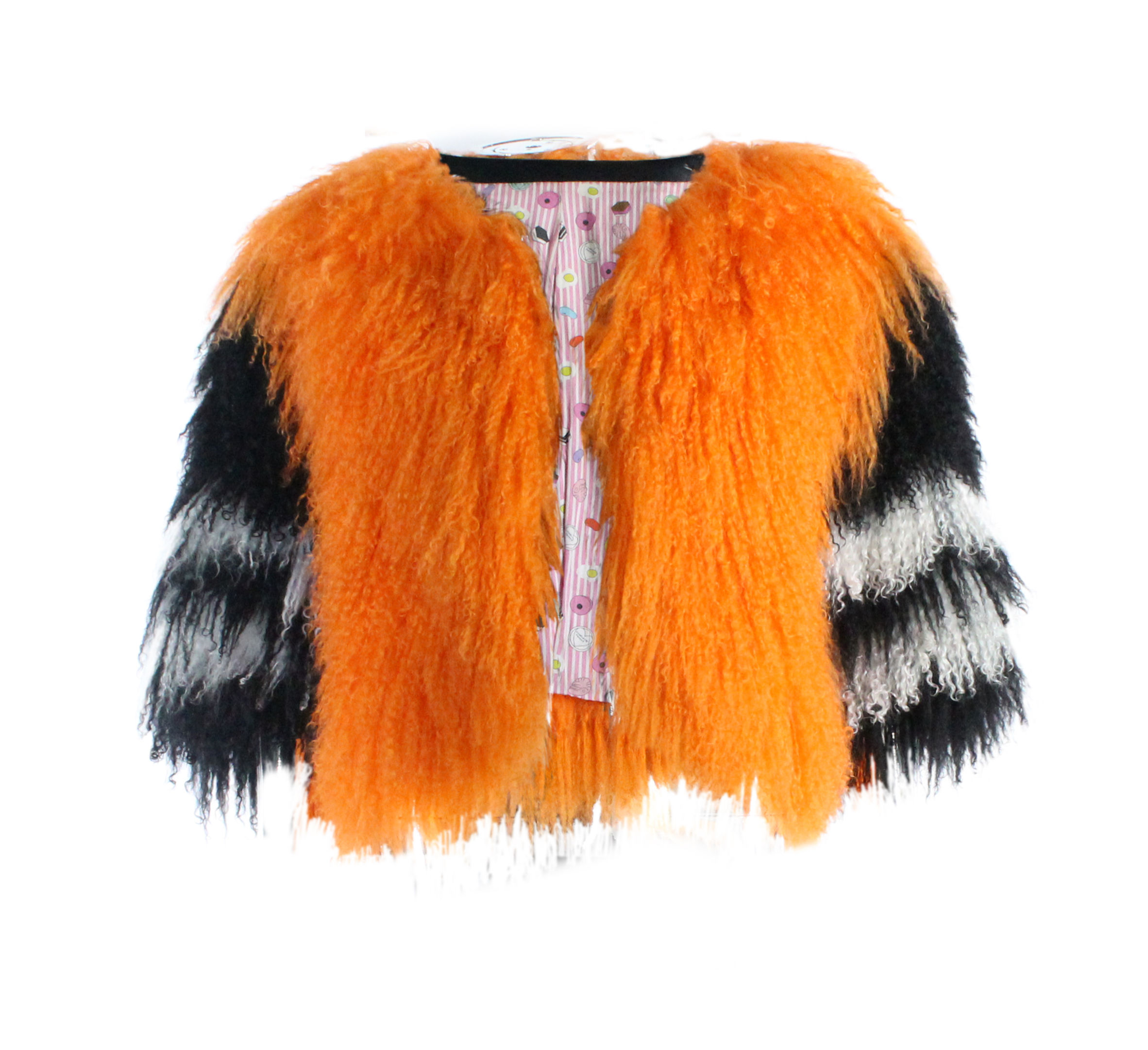 Mongolian Cropped Fur Coat
