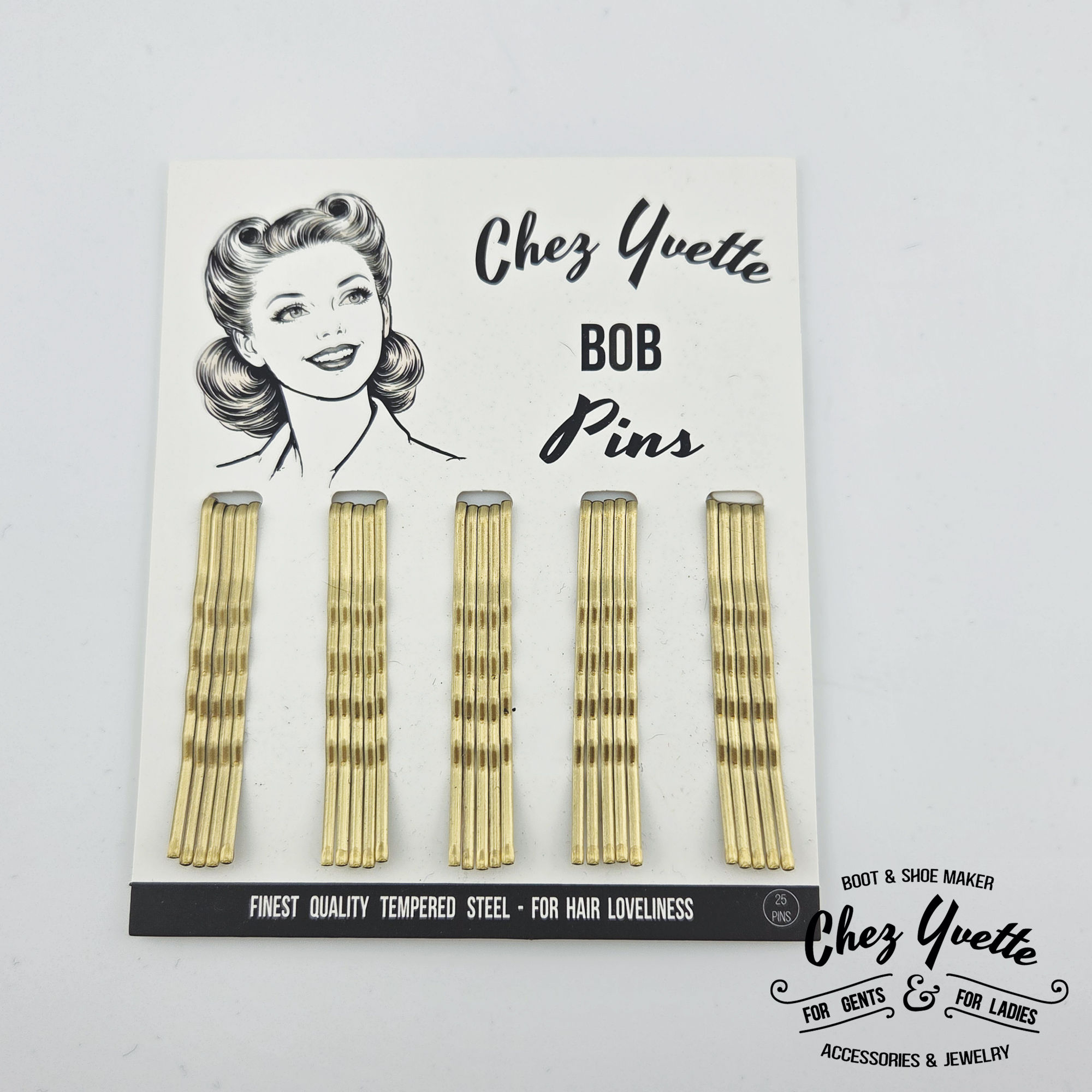 Bob Pins Vintage Années 40 – Épingles à Cheveux - Blonde