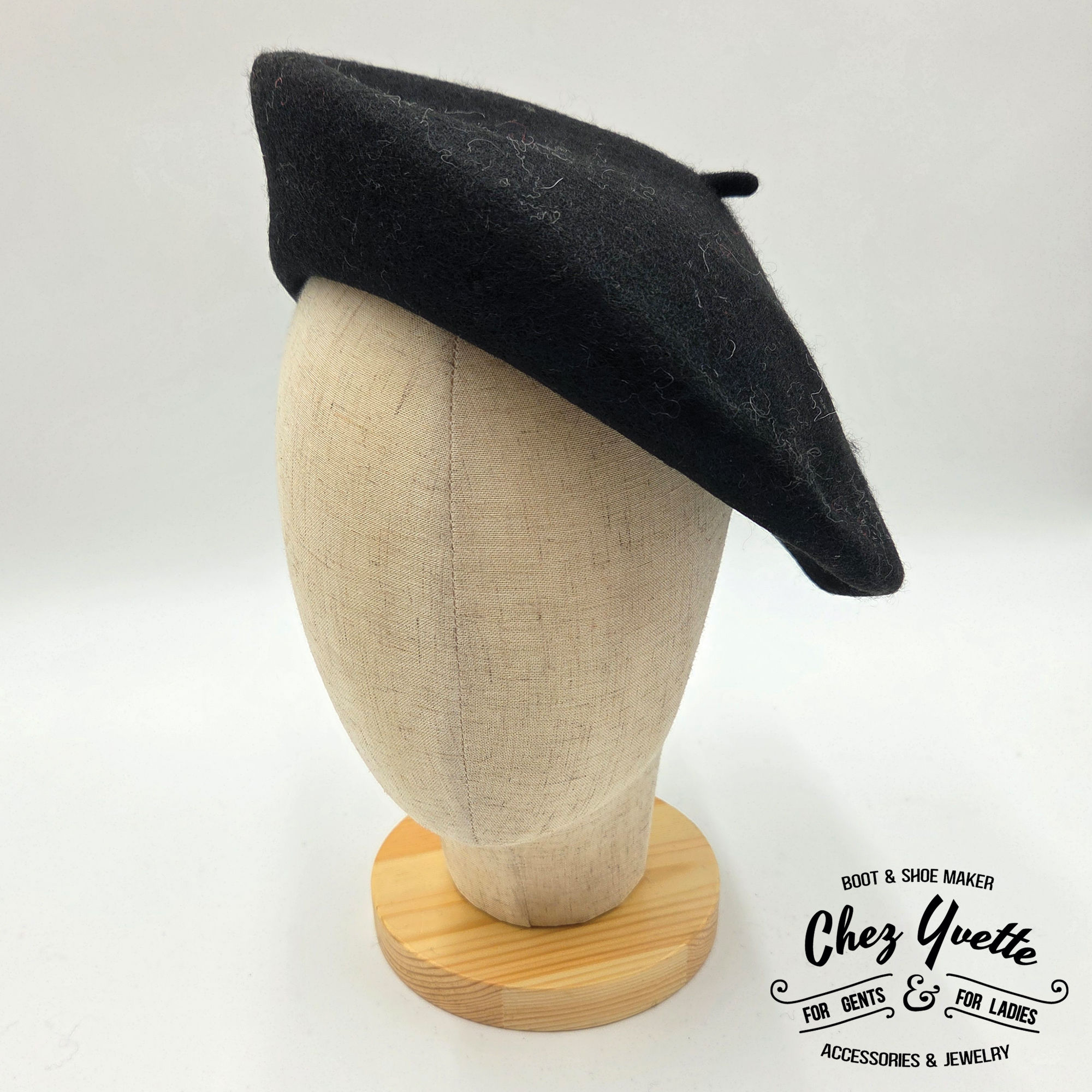 1940'S Wool Beret - Béret style années 1940- Reproduction