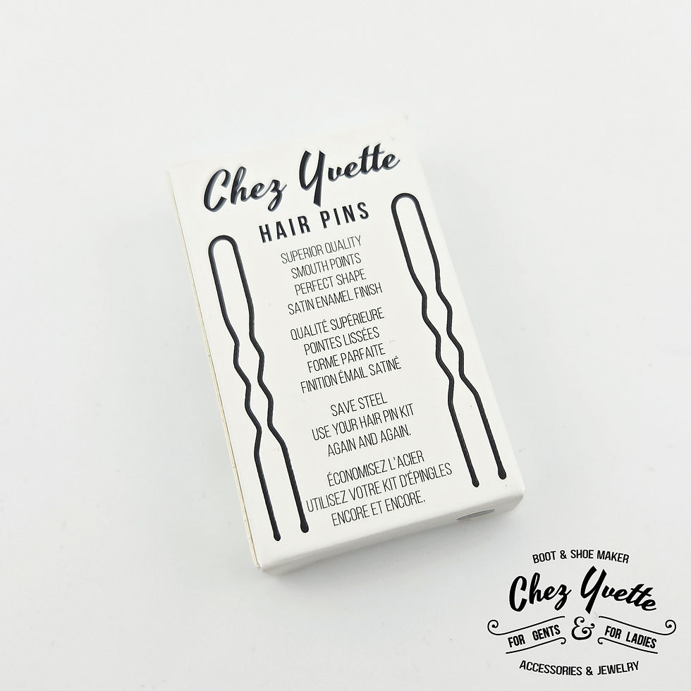 Miniature : Hair Pins - 6 cm – Épingles à Chignon & Victory Rolls – Boîte de 50 -Blonde