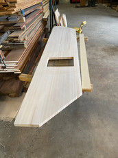 Maple Butcher Block counter top w/ sink cut out