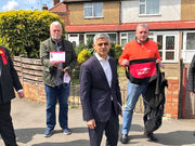 Khan in town as election day approaches