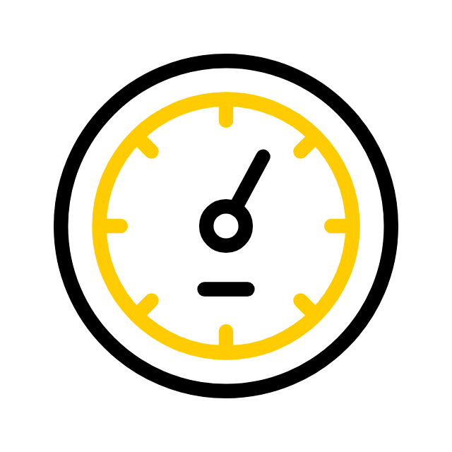 Animated speed icon.