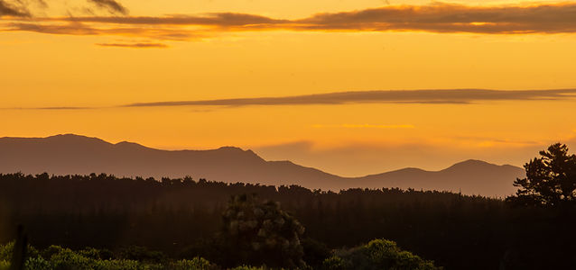 sunset  over river @ Riverlodge