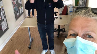 Coming back, safe and secure...