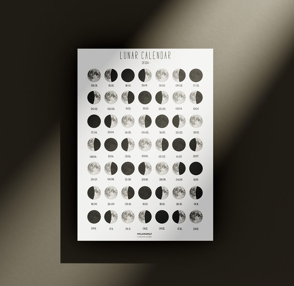 Lunar Calendar 2026 -Light