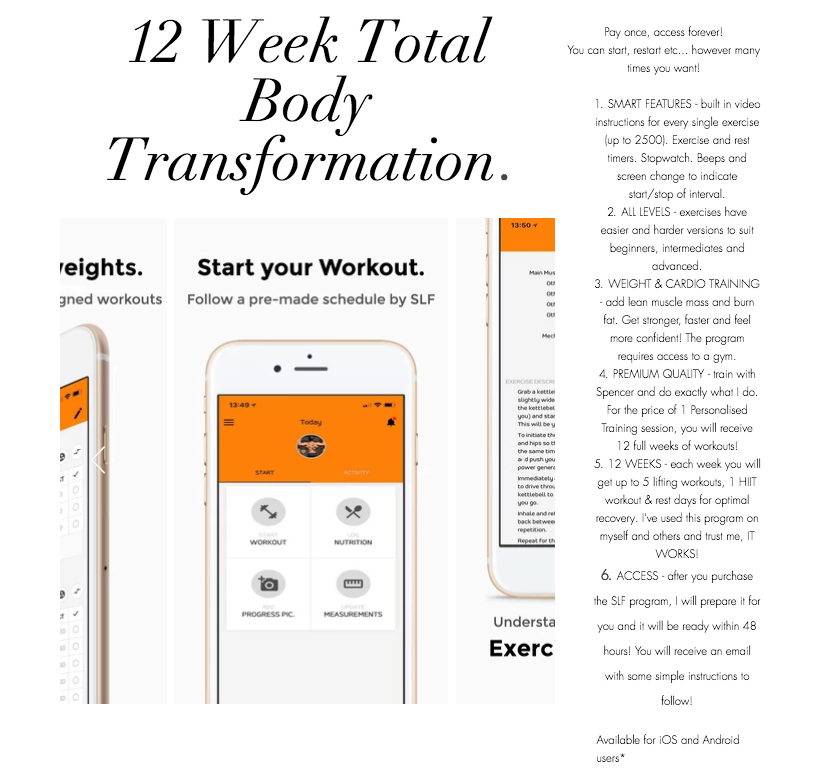 The SLF 12 Week Total Body Overhaul!
