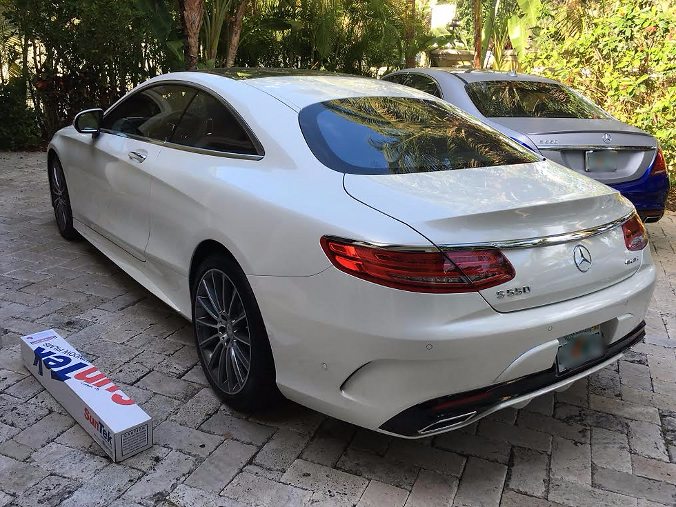 window tinting Mercedes
