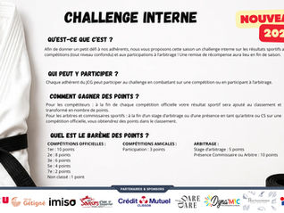 📢 CHALLENGE INTERNE 😍