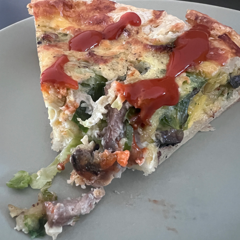 sourdough veggie quiche