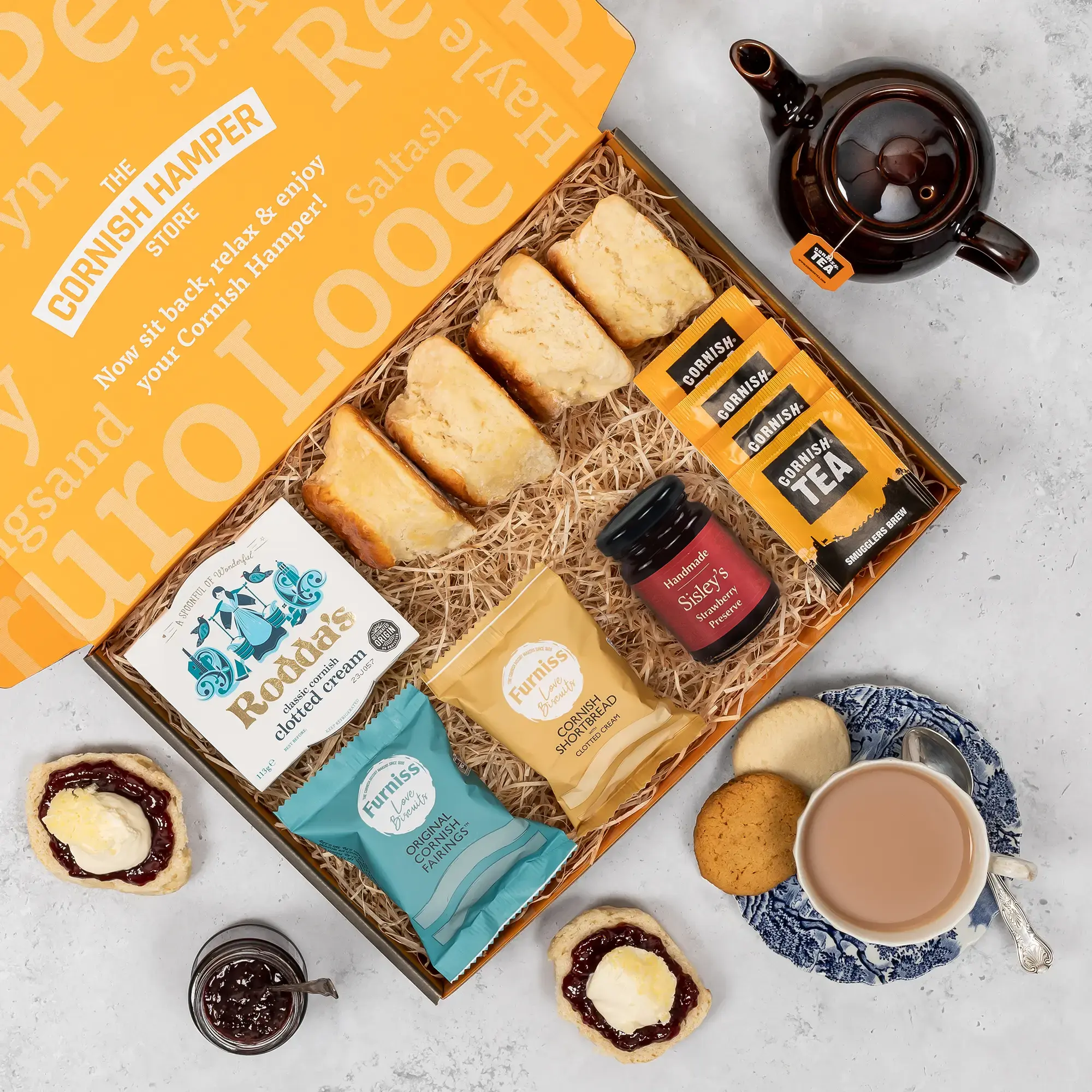 The Cream Tea & Biscuits Hamper