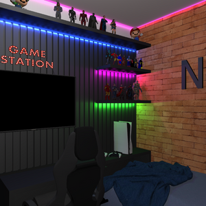 Projeto 3D Quarto Noah | Jéssica