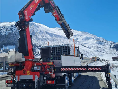 Formation grue embarquée sur le camion