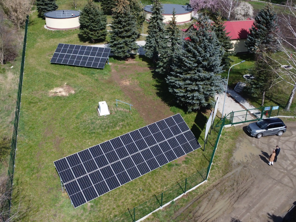 Fotowoltaika - Stacja Uzdatniania Wody w Psarach