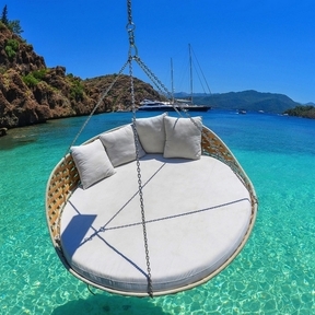 Croisière en Méditerranée, moment détente