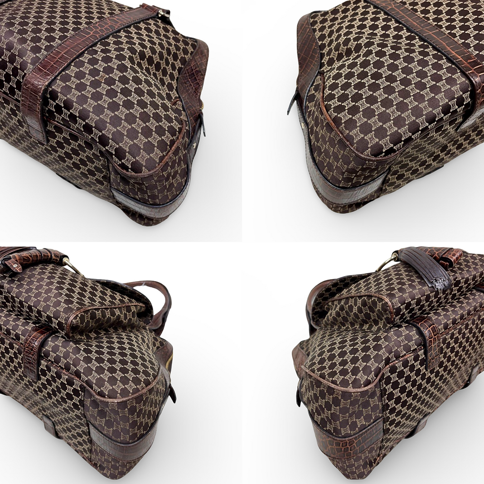 Thumbnail: Celine Vintage macadam boston bag
