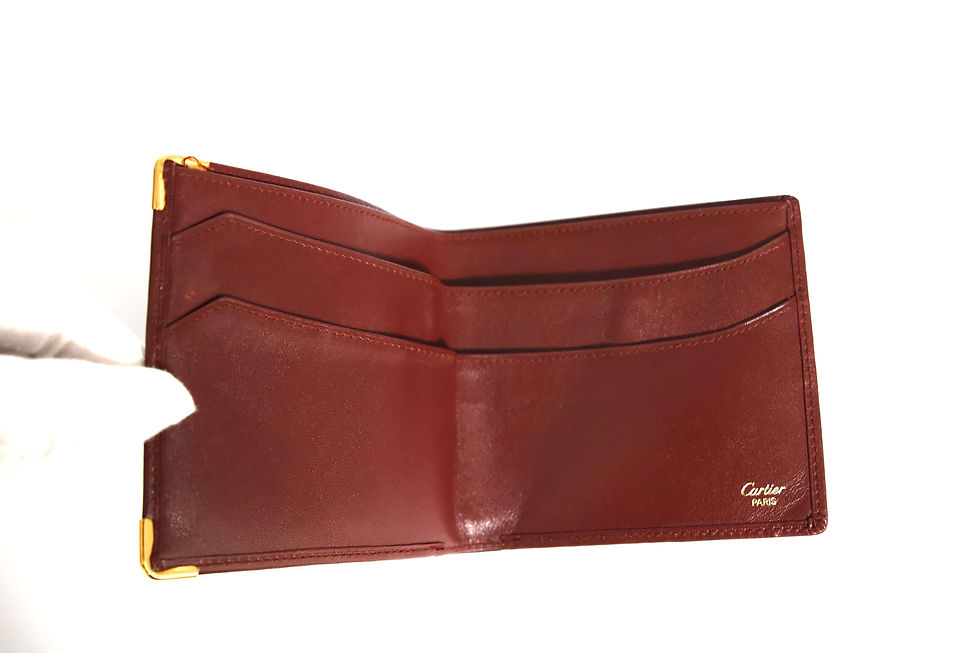 תמונה ממוזערת: Cartier Vintage Bill compartment wallet