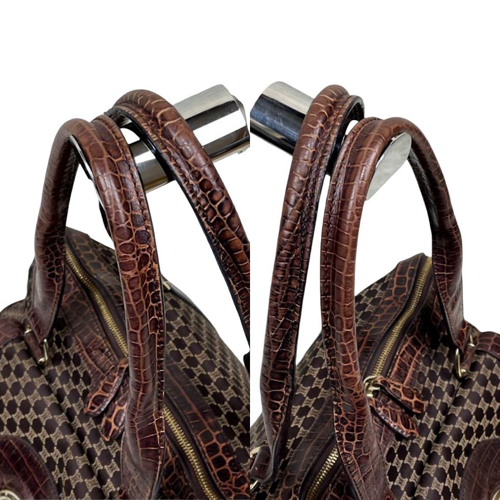 Thumbnail: Celine Vintage macadam boston bag