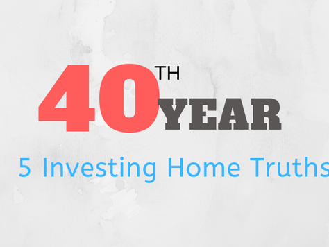 5 investing home truths for the investor approaching the 40s