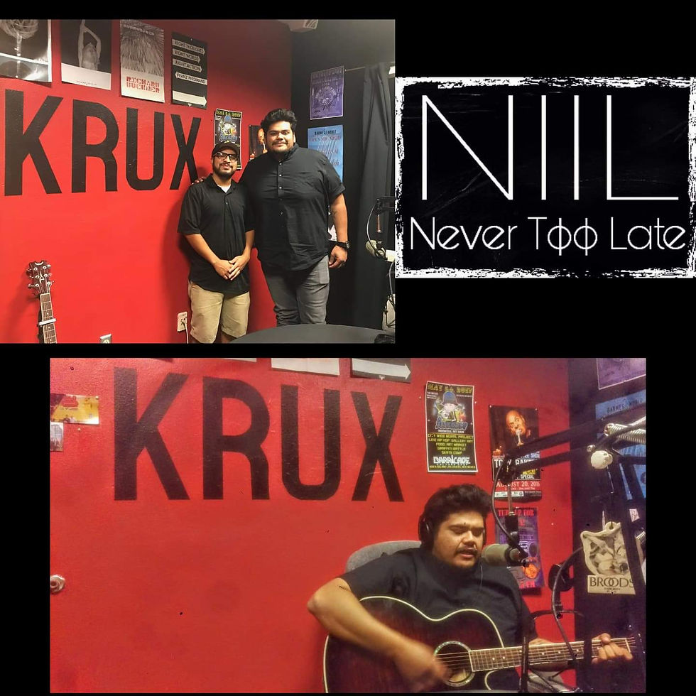 Never Too Late-KRUX 91.5 FM