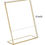 Thumbnail: Gold Border Acrylic Sign Holder – 4x6"