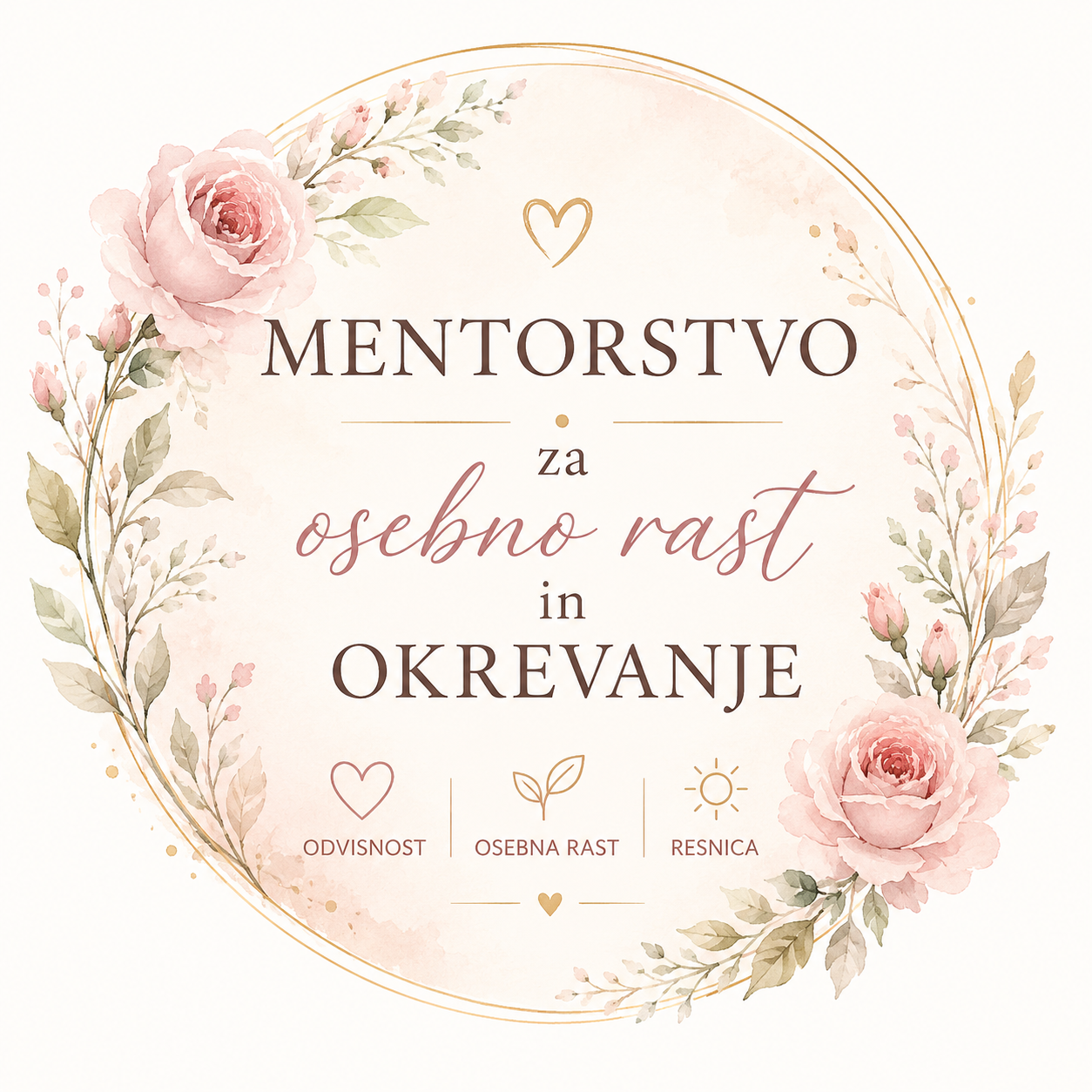 Mentorstvo za okrevanje in osebno rast, podpora pri odvisnosti, spremembi navad in osebni preobrazbi.