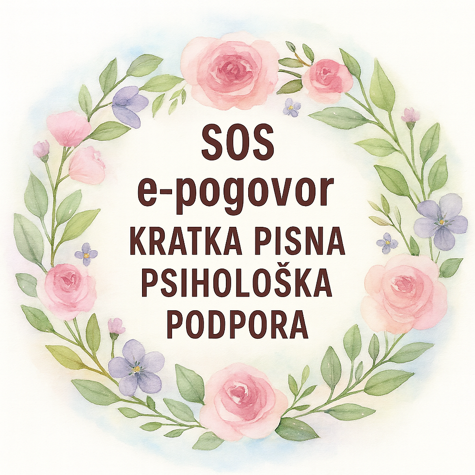 💌 SOS e-pogovor – kratka pisna psihološka podpora