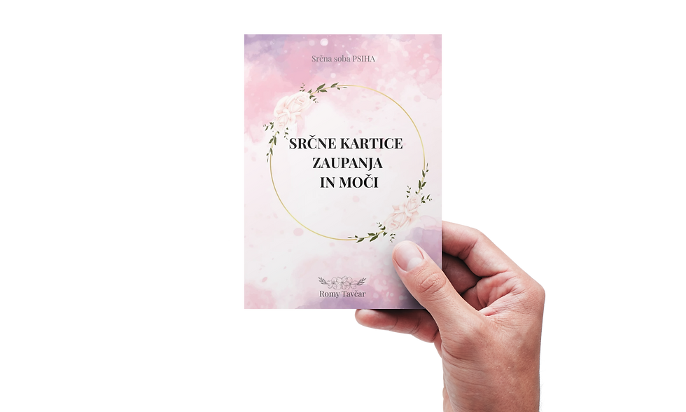 Afirmacijske kartice zaupanja in moči – za trenutke, ko pozabiš, kdo si