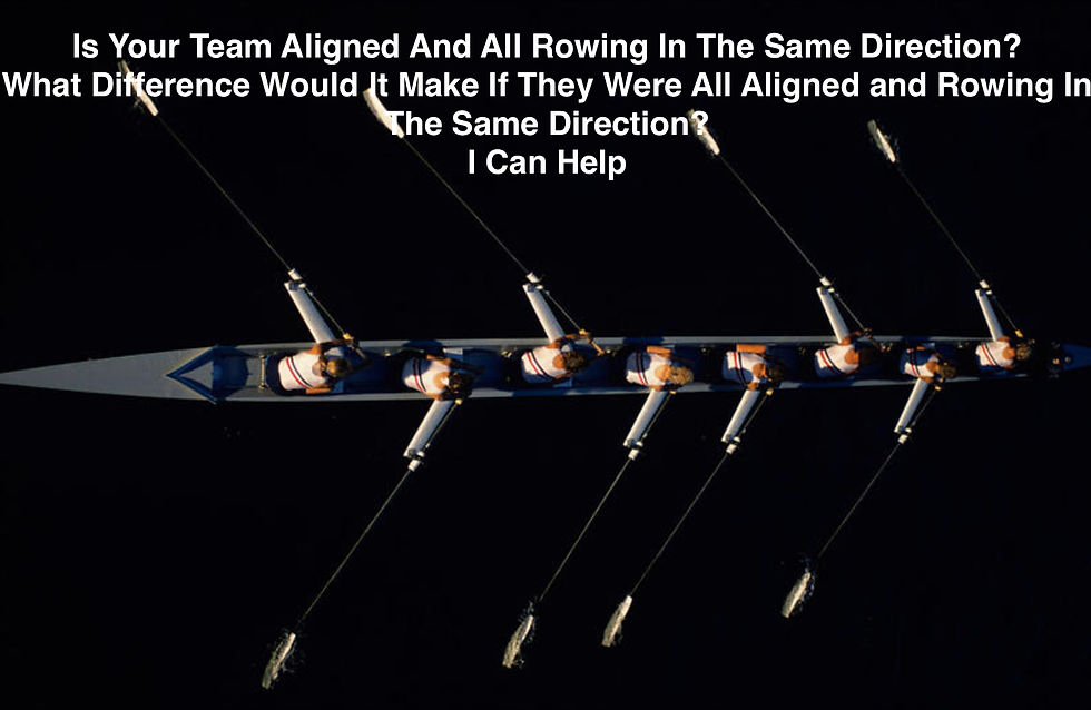 Team Aligned And Rowing in the Same Dire