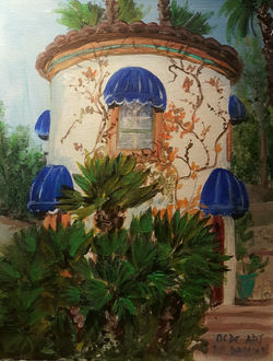 Rancho Las Lomas Main Building - OCDC Art And Design - painted by Daniela