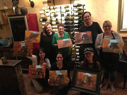 Uncorked - Wed Nov 2 - Christie Daniela Romy Group - Barn in Fall Trees.JPG