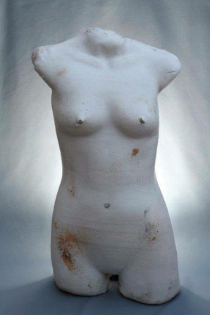 Ceramic Female Body , triple Fired. Free standing