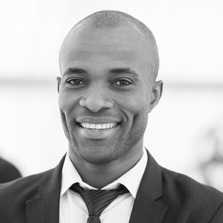 Male executive smiling portrait