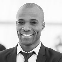 Male executive smiling portrait