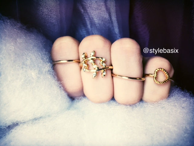 Leafy Ring Set