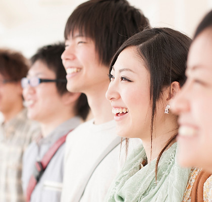 笑顔で迎える体制
