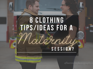 8 clothing tips/ideas for maternity sessions